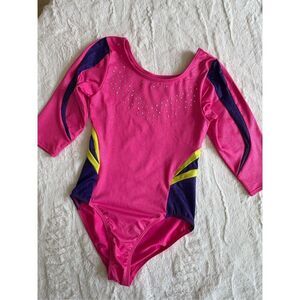 Freestyle Danskin Pink Leotard Size 10/12